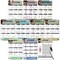 merka Set of 10 Workout Journal for Women, Workout Planner for Women, Laminated Work out Calendar, Wall Pilates Exercise Chart, Complete Instructional Fitness Routine Guide for Home or Gym